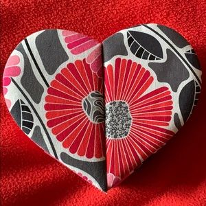 Very Bradley Heart-Shaped Jewelry Box